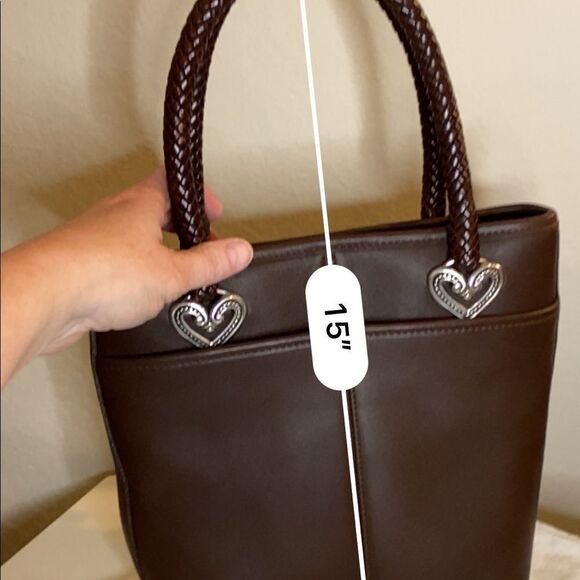 Brighton NWOT Leather Bucket Bag - Picture 6 of 10
